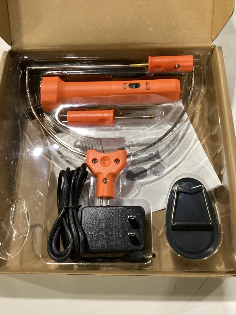 Condition photo showing As Is for vcc electric foam cutter, 9 in 1 hot knife tool kit for styrofoam, eva & kt board, professional carving pen with 3 replaceable tips for diy crafts, modeling & art projects