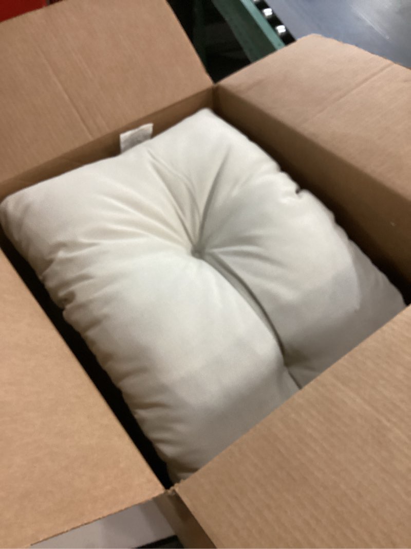 Condition photo showing Good Condition for sunrox lokgrip non slip tufted memory foam bench cushion, fadeshield water resistant durable thicken outdoor/indoor bench seat pads 36x14x4 inch, cream cream 36x14 inch (pack of 1)