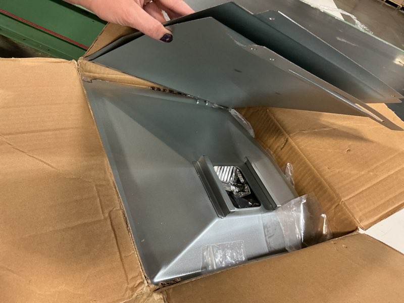Condition photo showing Good Condition for firxzymz adjustable grease tray with catch pan for 3/4/5/6 burner gas grills, universal drip pan fit