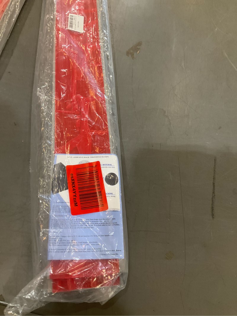 Condition photo showing Good Condition for 1" rise threshold ramps floor transition strip self-adhesive 40'' l wheelchairs ramps for doorways, 2 pc edge door threshold reducer transition strips for home (grey) gray 1" rise 40 in - 2 pc
