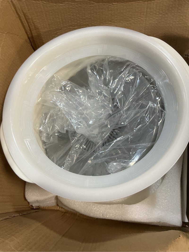 Condition photo showing Good Condition for no spill ceramic dog water bowl, large capacity slow drinking bowl with floating disk & filter, heavy duty anti-slip bowl for small to medium dogs, cats & multi-pet homes indoor beige