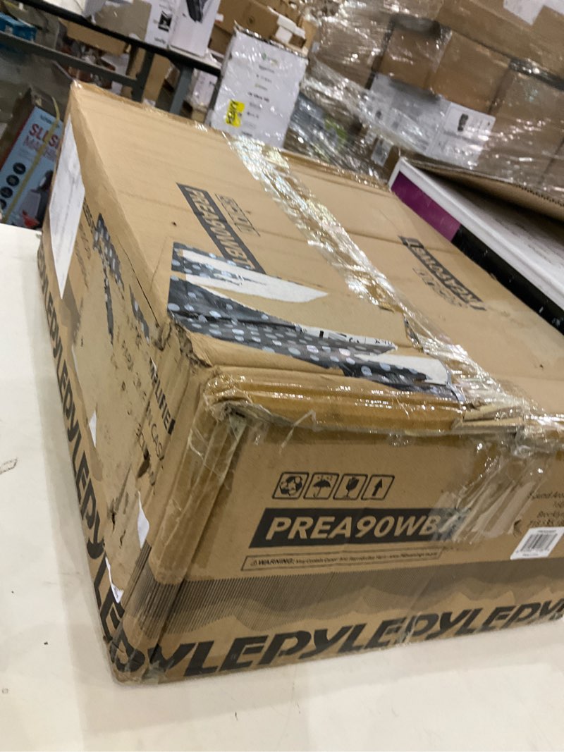 Condition photo showing As Is for Pyle 6-Channel Bluetooth Hybrid Home Amplifier - 1600W Home Audio Rack Mount Stereo Power Amplifier Receiver w/ Radio, USB/AUX/RCA/MIC, HD/OPT/COAX, AC-3, DVD Inputs, Dual 10 Band EQ - PREA90WBT 1600 Watt Amplifier