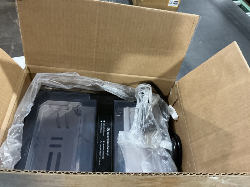 Condition photo showing As Is for Aeitto Ice Makers Countertop, 9 Ice Cubes Release in 6 Mins, 26Lbs/24H, 2 Sizes of Bullet Ice Machine,Self-Cleaning Portable Ice Maker with Ice Scoop and Basket for Home Kitchen Office Bar RV, Black