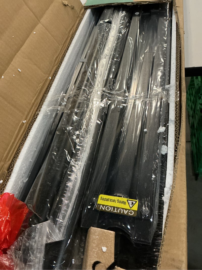 Condition photo showing New/Like New for Full Size Metal Platform Bed Frame with Vintage Headboard and Footboard, Sturdy Queen Bed Frame, 12.5 Inch Under Bed Space, No Box Spring Needed, Easy to Assemble, Noise Free, Black