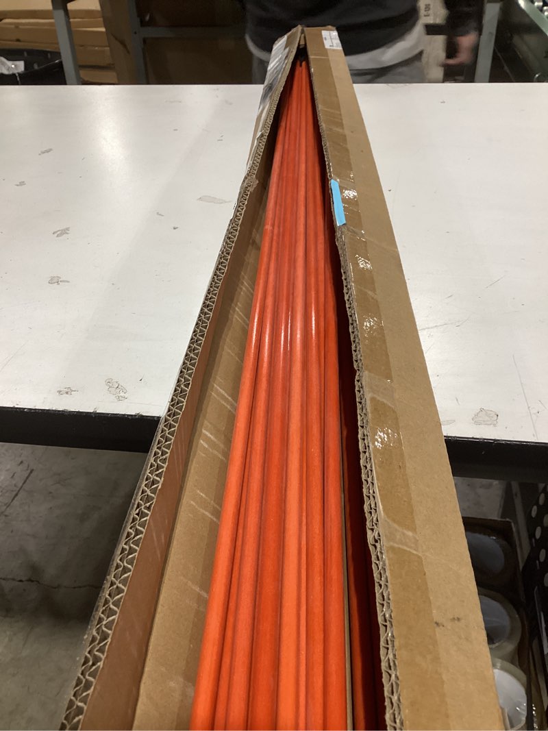 Condition photo showing Good Condition for 48" Inch Snow Stakes Driveway Markers Poles Snow Plow Stakes Fiberglass 5/16 Inch Diameter Orange with 9.8" Reflective Tape Replacement for Driveway Mark Snow Plow Parking Lots 20pcs