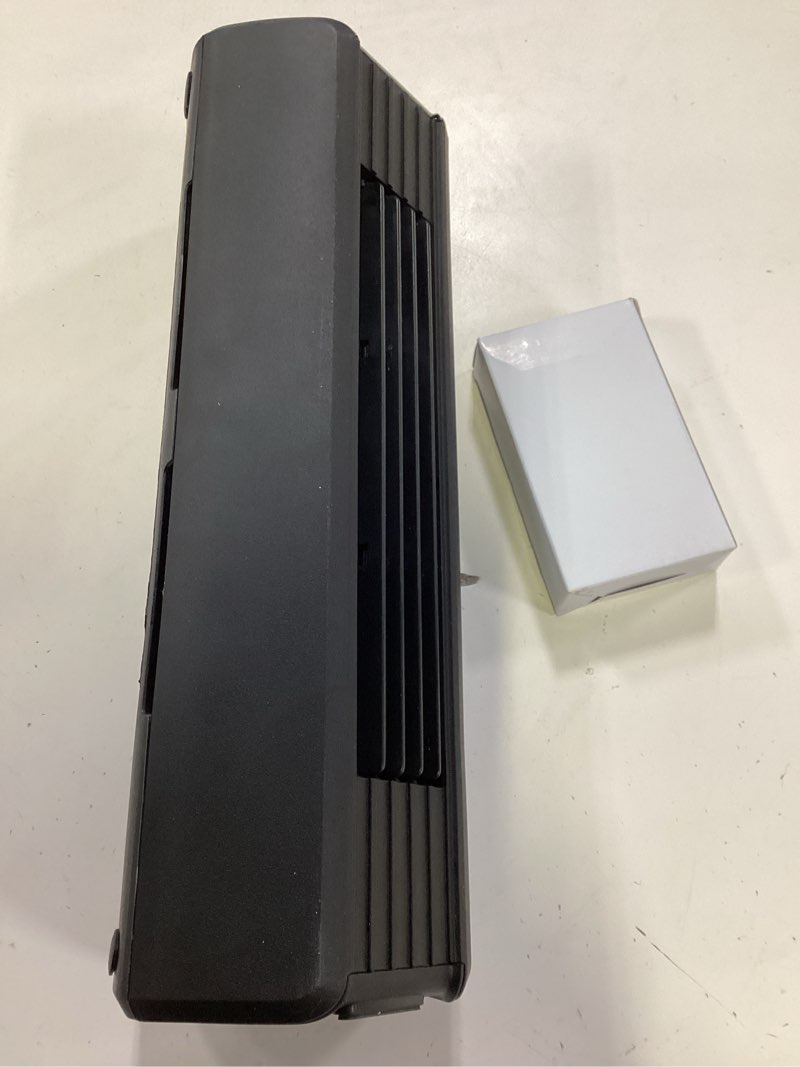Condition photo showing As Is for mainstays mini tower fan black