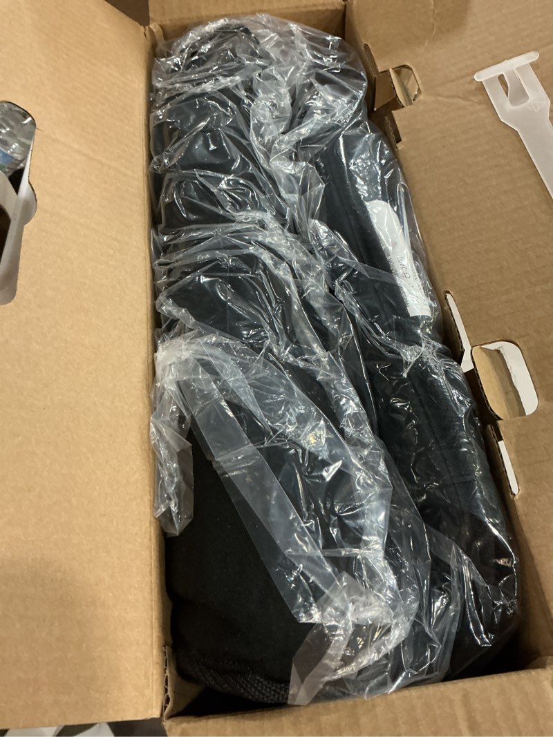 Condition photo showing New/Like New for comfier back massager with heat, vibration massage seat cushion with 8 massage nodes & 5 modes, adjustable chair massager pad for home office, heated chair pad, valentines day gifts for women mom wife jet black