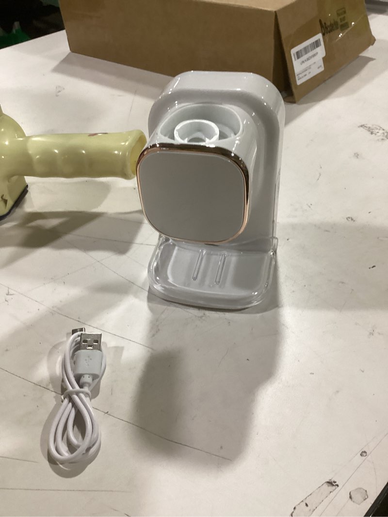 Condition photo showing Good Condition for Automatic Toothpaste Dispenser,Wall Mounted Electric Toothpaste Dispenser for Kids and Adults,Toothpaste Dispenser for Bathroom (White