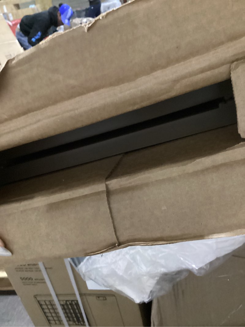 Condition photo showing Good Condition for 14.5 in. W x 57 in. H Builders Edge, TailorMade Cathedral Top Center Mullion, Open Louver Shutters, Includes Matching Installation Spikes (Per Pair), 385 - French Roast