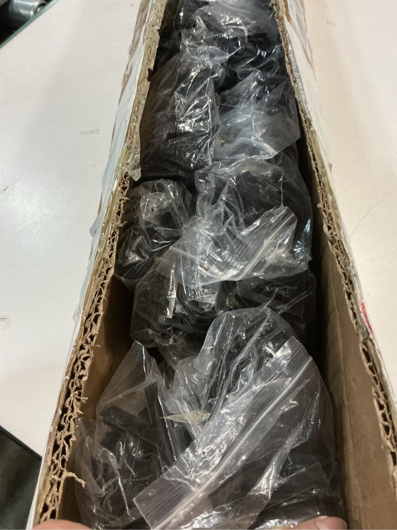 Condition photo showing Good Condition for Black Wood Tone Wall Menu Board - Letter Display Wall Shelf - Letter Shelf Menu - Changeable Letter Board (Set of 10 Rails + 605-Letter Set)