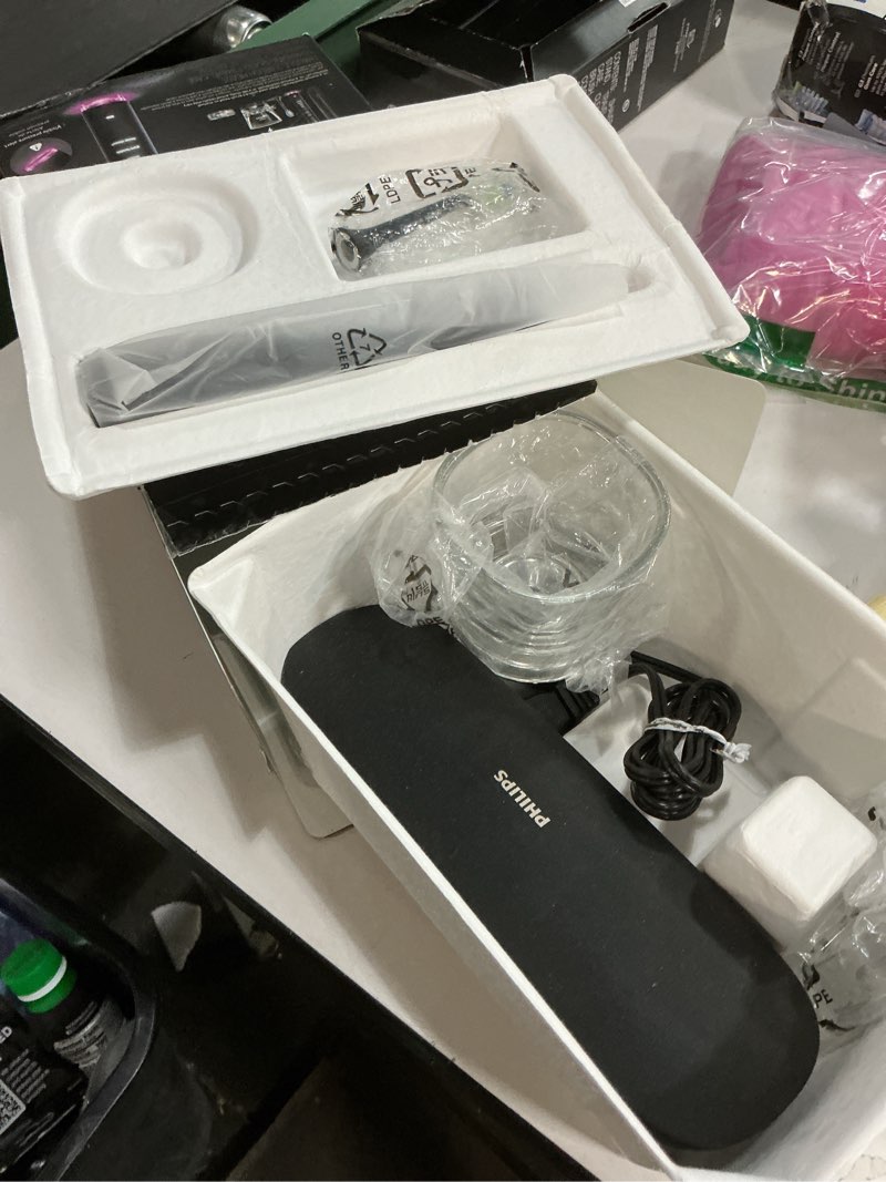Condition photo showing As Is for (WRONG BRUSH)Philips Sonicare DiamondClean Smart 9300 Electric Toothbrush, Sonic Toothbrush with App, Pressure Sensor, Brush Head Detection, 4 Brushing Modes and 3 Intensity Levels, Black, Model HX9903/15 1 Count (Pack of 1) New Black