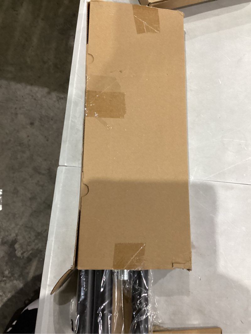 Condition photo showing New/Like New for Heavy Duty Curtain Rods for Windows 66 to 120 Inch,1 Inch Adjustable Black Curtain Rod with Easy Installation and Modern Design,Decorative Long Drapery Rods with Metal Finials (A1,Black,30-120") 30"-120" Black