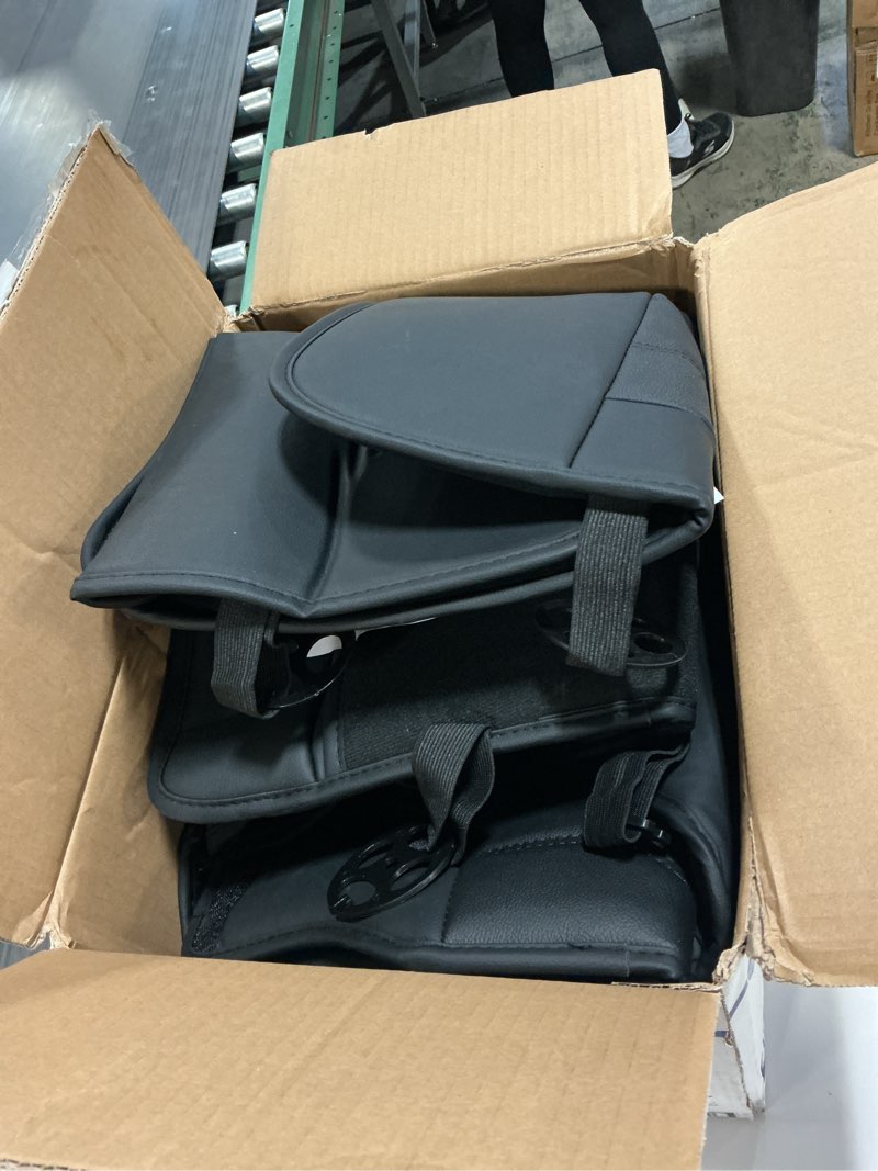 Condition photo showing As Is for BDK PolyPro Car Seat Covers Full Set in Charcoal on Black – Front and Rear Split Bench for Cars, Easy to Install Cover Set, Accessories Auto Trucks Van SUV Charcoal Gray