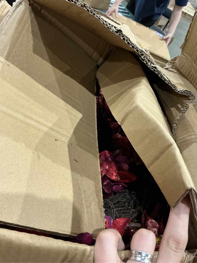 Condition photo showing New/Like New for christmas wreaths for front door, 24 inch hydrangea wreath for front doors outside christmas door wreaths large artificial winter floral wreath for thanksgiving xmas wall mantel indoor outdoor decor red & gold