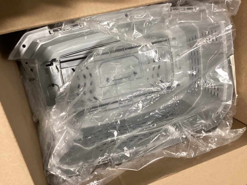 Condition photo showing Good Condition for amazon basics 2-door top-load hard-sided dogs, cats pet travel carrier, gray & blue, 22.8"l x 15.0"w x 13.0"h gray & blue 22.8"l x 15.0"w x 13.0"h