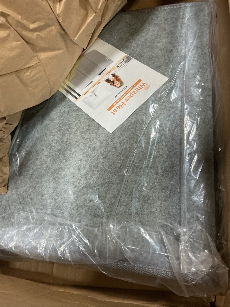 Condition photo showing Good Condition for Under Desk Warmer - Silent and Energy Efficient - Personal Under Desk Heater for Legs and Feet - for Office and Home - with Thermostat and Timer