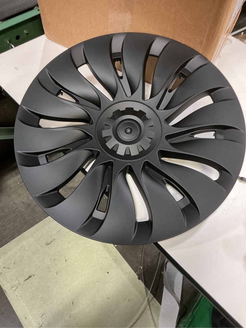 Condition photo showing Good Condition for 4PCS Wheel Cover for Tesla Model Y 19 Inch Performance Gemini tire Hub Cap Full Rim Cover Car Accessories 2020-2024 2023 (Matte Black)