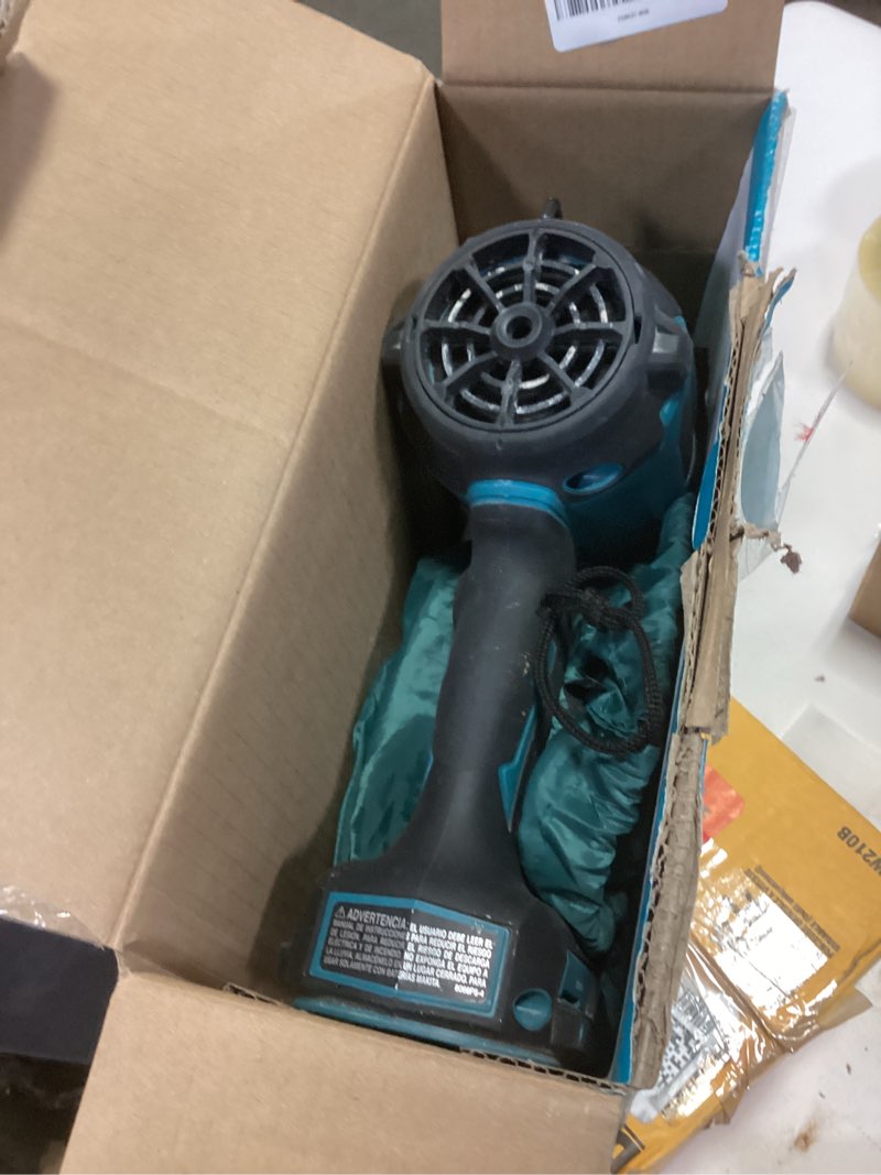 Condition photo showing As Is for Makita XSA01Z 18V LXT® Brushless Cordless High Speed Blower/Inflator, Tool Only