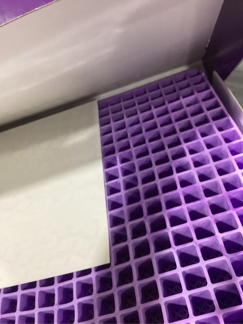 Condition photo showing Good Condition for Purple Ultimate Seat Cushion | Pressure Reducing Grid Designed for Ultimate Comfort | Designed for Gaming | Made in The USA