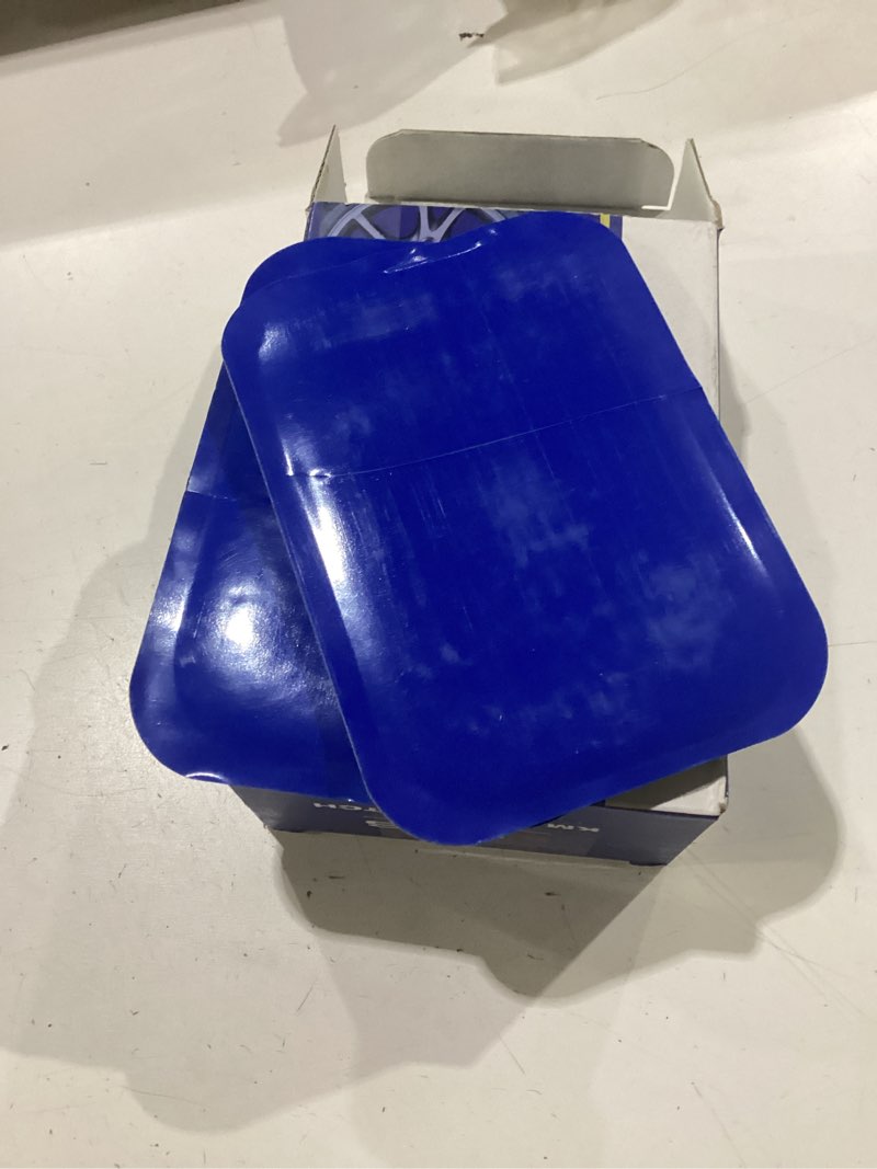 Condition photo showing New/Like New for Flylin Radial Repair Patch, Rubber Tire Patches Heavy Duty Tire Patches 10 Pcs Square Tire Patch Tire Repair Tools for Puncture Car Truck Bus Tractor Vehicle (85x120mm)