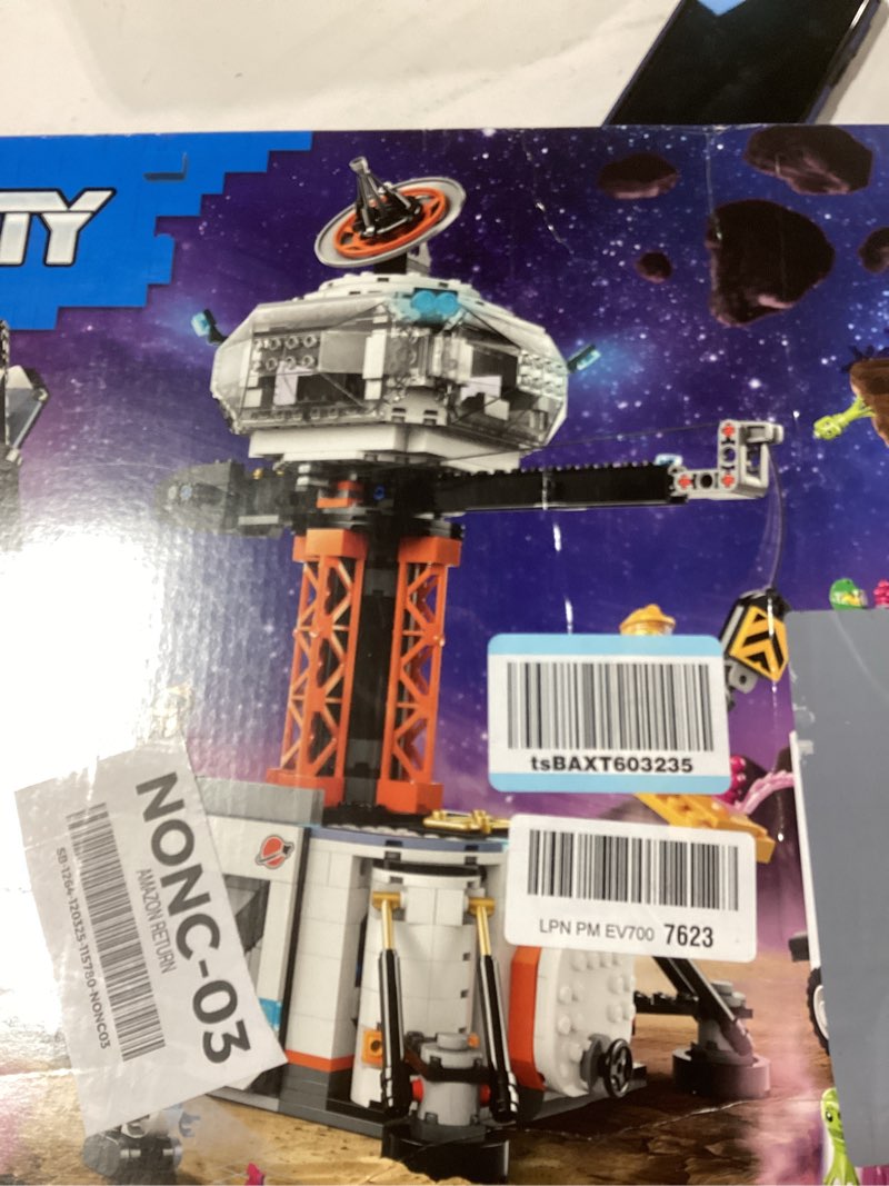 Condition photo showing New/Like New for LEGO City Space Base and Rocket Launchpad, Planet Exploration Toy, Building Kit for Creative Role Play, Rocket Ship Toy for Kids Ages 8 Plus, 6 Minifigures, Robot and 2 Alien Action Figures, 60434