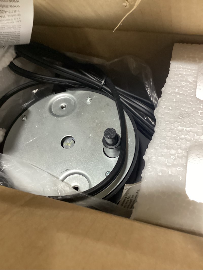 Condition photo showing As Is for Comfort Zone Oscillating Portable Space Heater, Flat Panel, Halogen, Infrared, Electric, Adjustable Tilt, Overheat Sensor, Stay-Cool, & Tip-Over Switch, Ideal for Home, Bedroom, & Office, 800W, CZHTV9