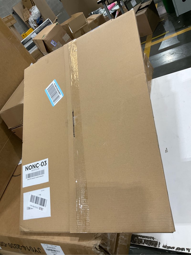 Condition photo showing Good Condition for Glass Cutting Board 20”x16”: Tempered Glass Kitchen Counter Protector - Durable- Scratch-Resistant, Heat-Proof - Design 7 - White & Gold Design 07 20"L x 16"W