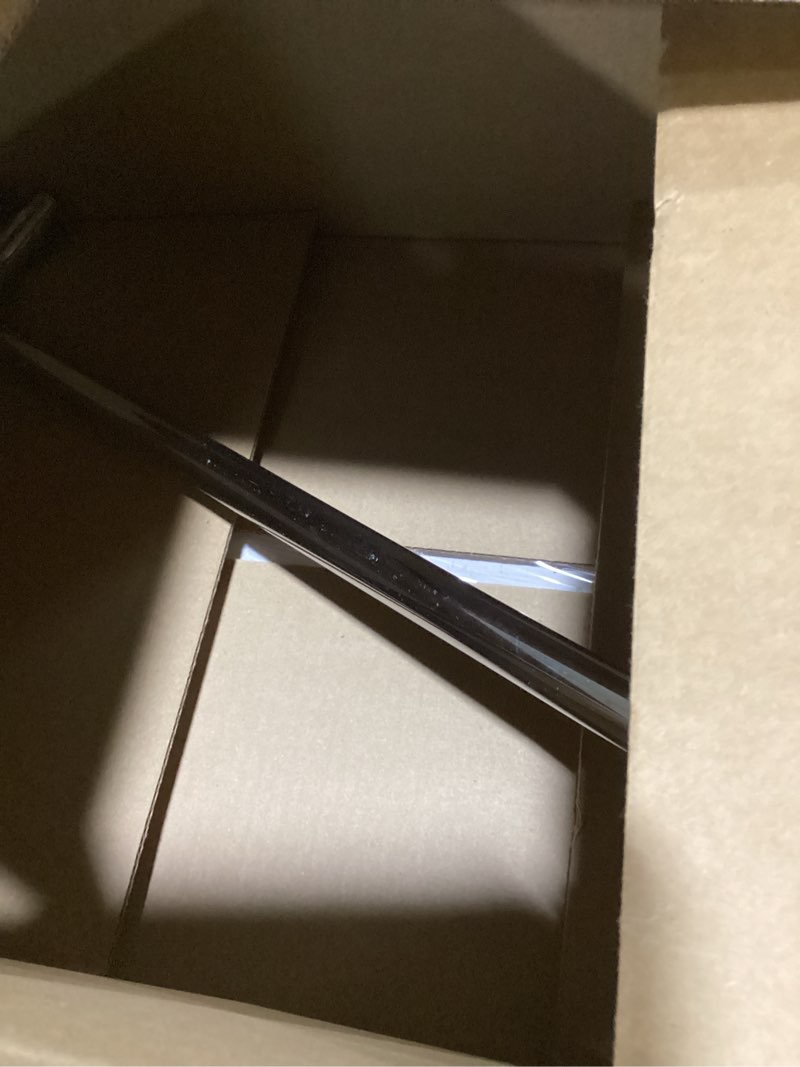 Condition photo showing As Is for dgyb adjustable suction cup towel bar for bathroom 14 inch ~ 27 inch brushed nickel towel rack stainless steel bath towel holder for glass shower door 14"~27" towel bar - brushed