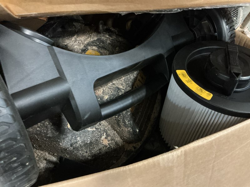 Condition photo showing As Is for 16 gallon 6.5 php stealthsonic quiet vacuum