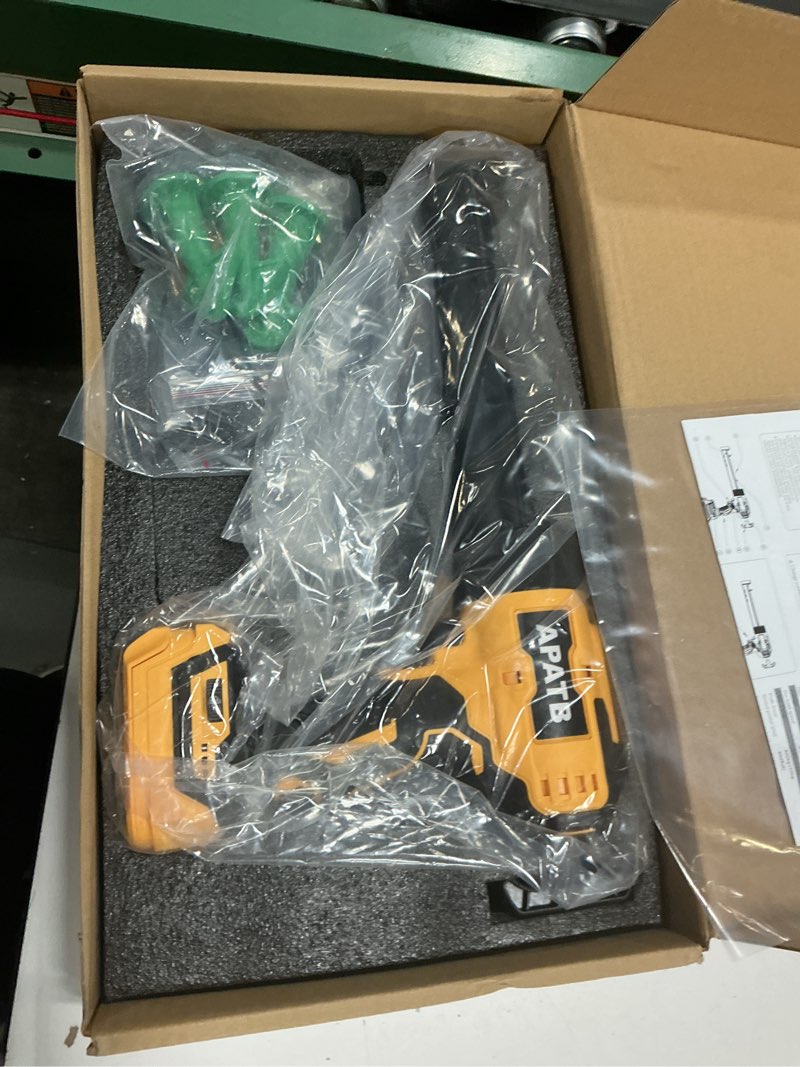 Condition photo showing Good Condition for cordless caulking gun compatible with dewalt 20v max battery, no-drip caulking gun with led light, electric caulking gun, filling and sealing tool for windows, doors, floors and walls (no battery)