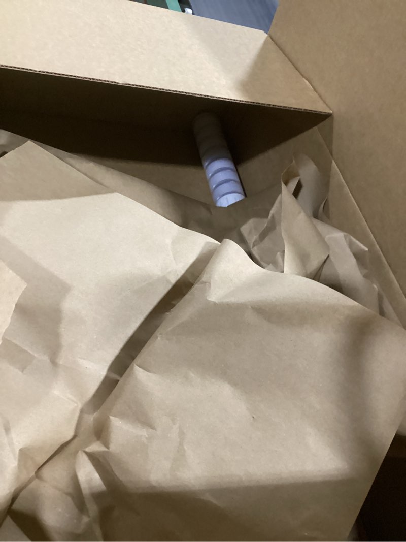 Condition photo showing Good Condition for DOWELL Window Privacy Film, Frosted Glass Window Film, Static Cling Glass Vinyl, Heat Blocking Frosting Coverings, Removable Door Stickers for Home Office, Non-Adhesive, Reusable, 23.6 x 157.5 inches 23.6" x 157.5" Striped Pattern