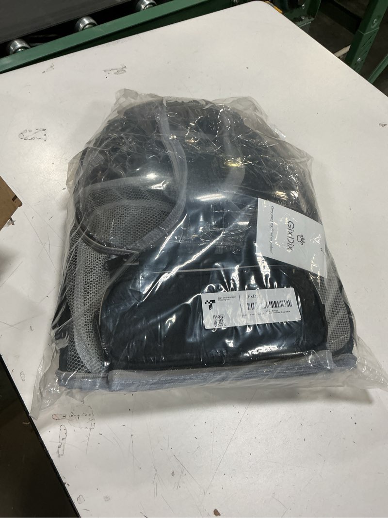 Condition photo showing New/Like New for Cat Backpack Carrier for Large Cats, Expandable Cat Bubble Backpack, Dog Carriers for Small Medium Dogs, Airline Approved Pet Carrier for Travel Hiking Outdoor(Black) Black Expandable