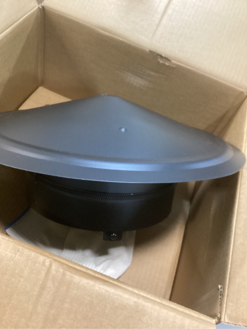 Condition photo showing Good Condition for 9Inch Chimney Cap,6/7/8/10 Inch Adjustable Stainless Steel Chimney Cap,304 Steel Round Rain Cover with Mesh Screen,Universal Cone Top Roof Cap for Wood/Oil Stove Vent,Weatherproof & Easy Installation Black 9 INCH