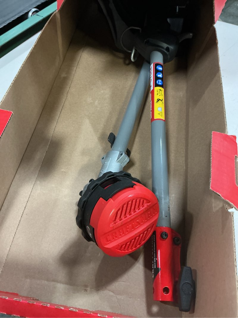 Condition photo showing As Is for craftsman ws4200 30-cc 4-cycle 17-in straight shaft attachment capable gas string trimmer