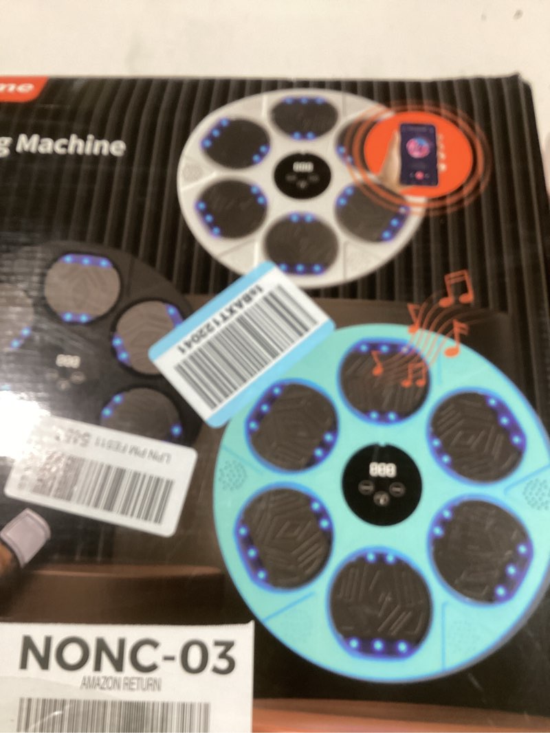 Condition photo showing New/Like New for Music Boxing Machine, Sound Punching Machine with Boxing Gloves, Wall Mounted Electronic Boxing Target for Adults Kids, 9 Modes