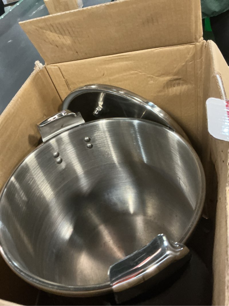 Condition photo showing Good Condition for MAGEFESA Star Belly Pressure Cooker 10.6 Qt – 18/10 Stainless Steel, Rounded Bottom, 3 Safety Systems, Works on All Stovetops Including Induction, 8 PSI 10 Quart