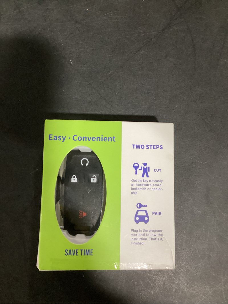 Condition photo showing New/Like New for Key Fob Replacement for 2014-2020 Chevrolet Silverado & GMC Sierra/ 15-21 Chevy Colorado &GMC Canyon Car Keyless Entry Remote Control, M3N-32337100, 4 Btn