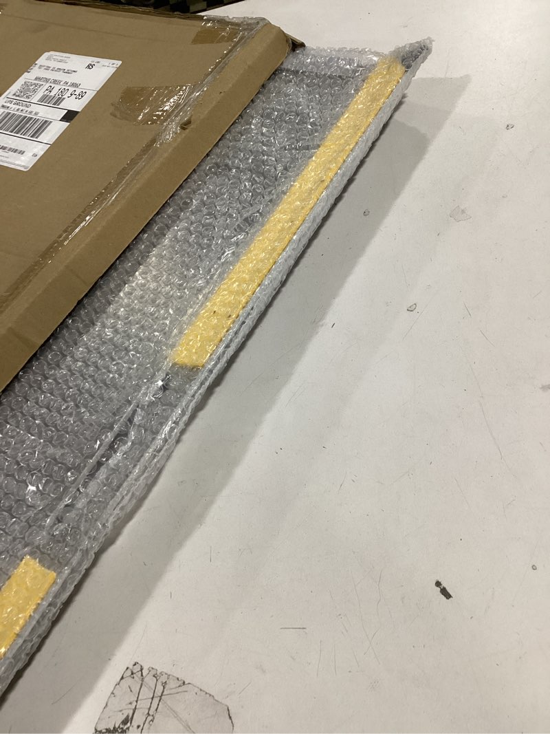 Condition photo showing Good Condition for 19"l x 32"w threshold ramp for doorways, wider boards, portable,anti-slip ramps for wheelchairs for home,700 lbs load capacity,aluminum door ramp and curb ramp for scooters,power chairs,walkers 19" l x 32" w