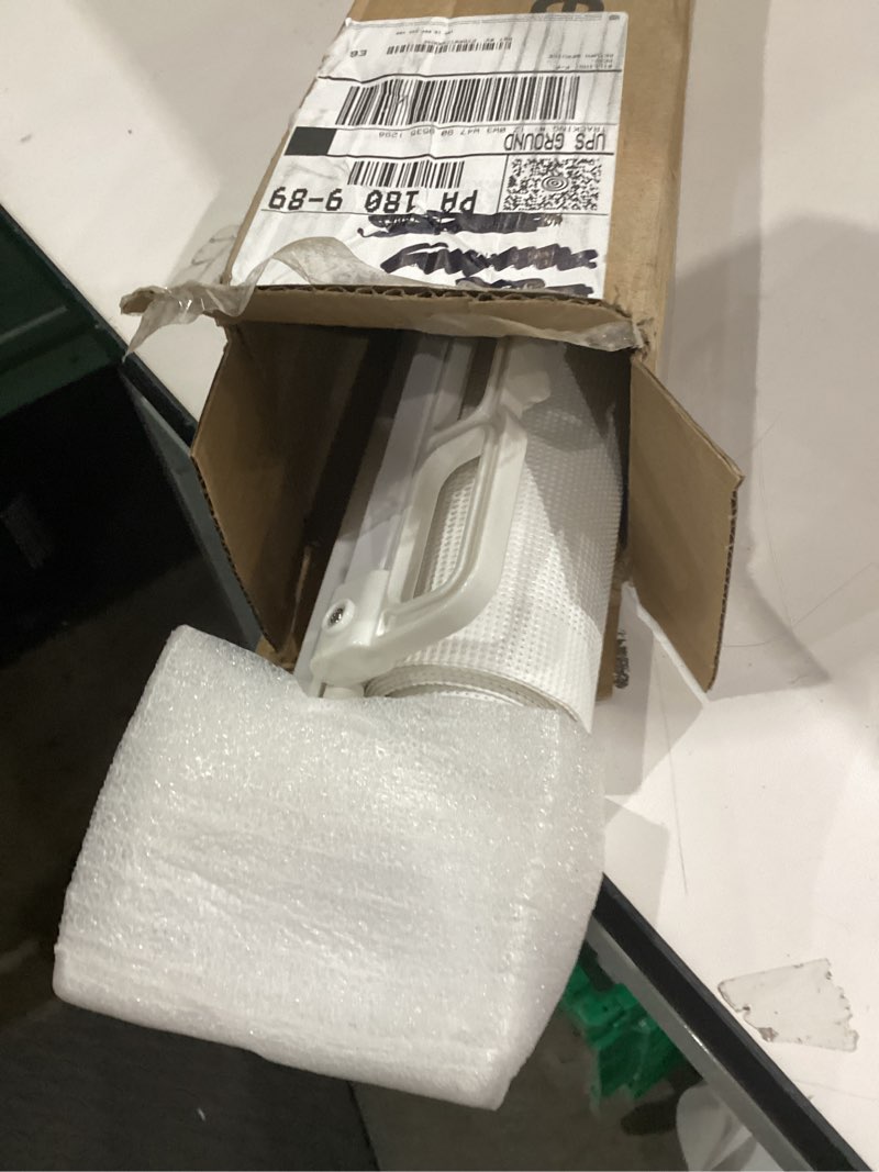 Condition photo showing Good Condition for HOMEAL 120inch Retractable Baby Gate Extra Wide, Large Openings Safety Baby Gate, Long Retractable Mesh Dog Gate for Stairs, Doorways, Hallways, Indoor, Outdoor(White, Width Up to 120") White Width Up To 120"(with Reinforced Strips)