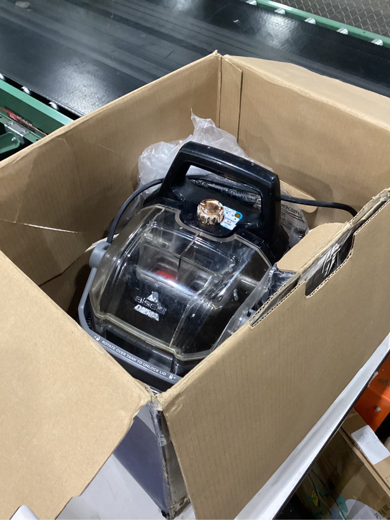 Condition photo showing Good Condition for used bissell little green hydrosteam multi-purpose portable carpet and upholstery cleaner, car and auto detailer, 3618