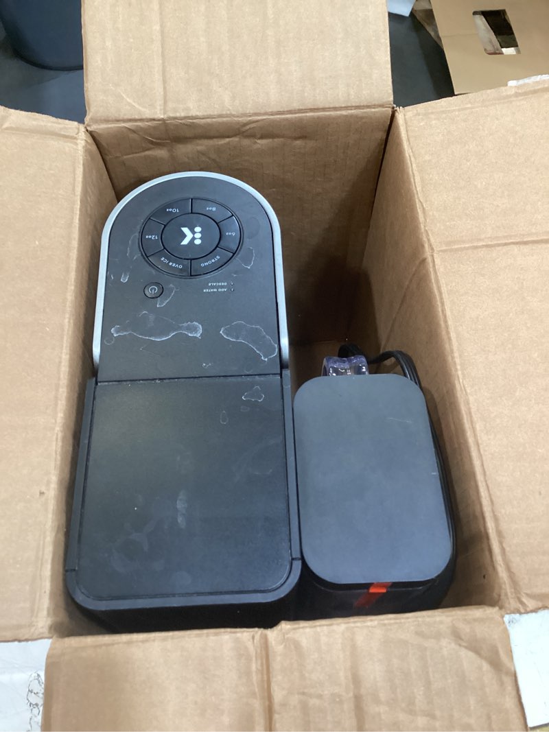 Condition photo showing As Is for keurig k-supreme single serve k-cup pod coffee maker, multistream technology, 4 brew sizes, 66oz dual-position removable reservoir, black black coffee maker