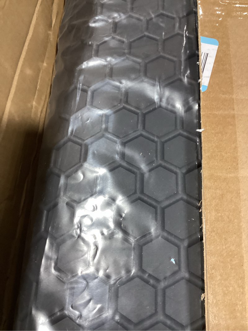 Condition photo showing As Is for car floor mats custom fit for chevy chevrolet bolt ev (not for euv) 2017-2023 black rubber auto liner mats all weather protection odorless 2017-2013 bolt ev all black