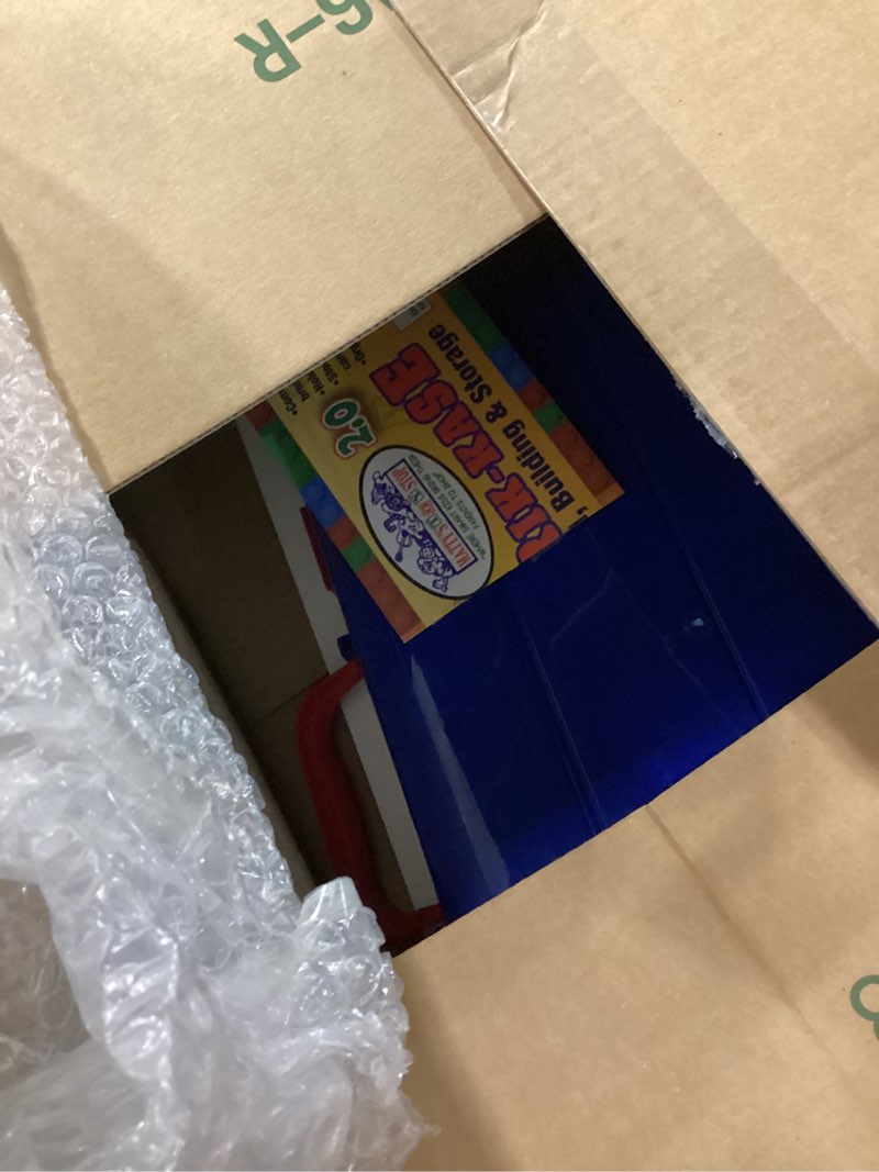 Condition photo showing Good Condition for matty's toy stop brik-kase 2.0 travel, building, storage & organizer container case with building plate lid (holds approx 2000pcs) - compatible with all major brands (blue, red & gray)