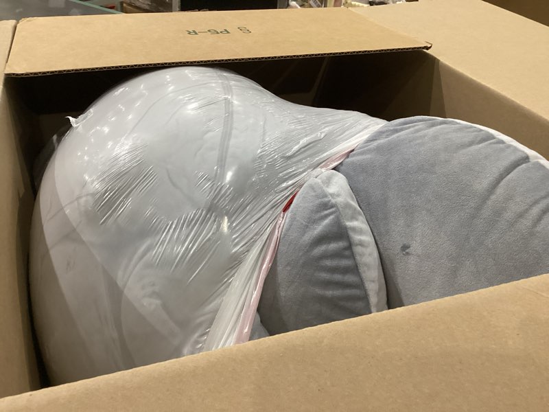 Condition photo showing Good Condition for momcozy pregnancy pillows for sleeping, u shaped full body maternity pillow with removable cover - support for back, legs, belly, hips for pregnant women, 57 inch pregnancy pillow for women, grey