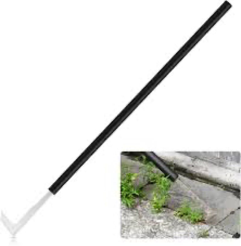 49.2” Long Handle Crack Weeder, 3 Adjustable Length Crevice Weeding Tool Manual Weeder Puller for Si