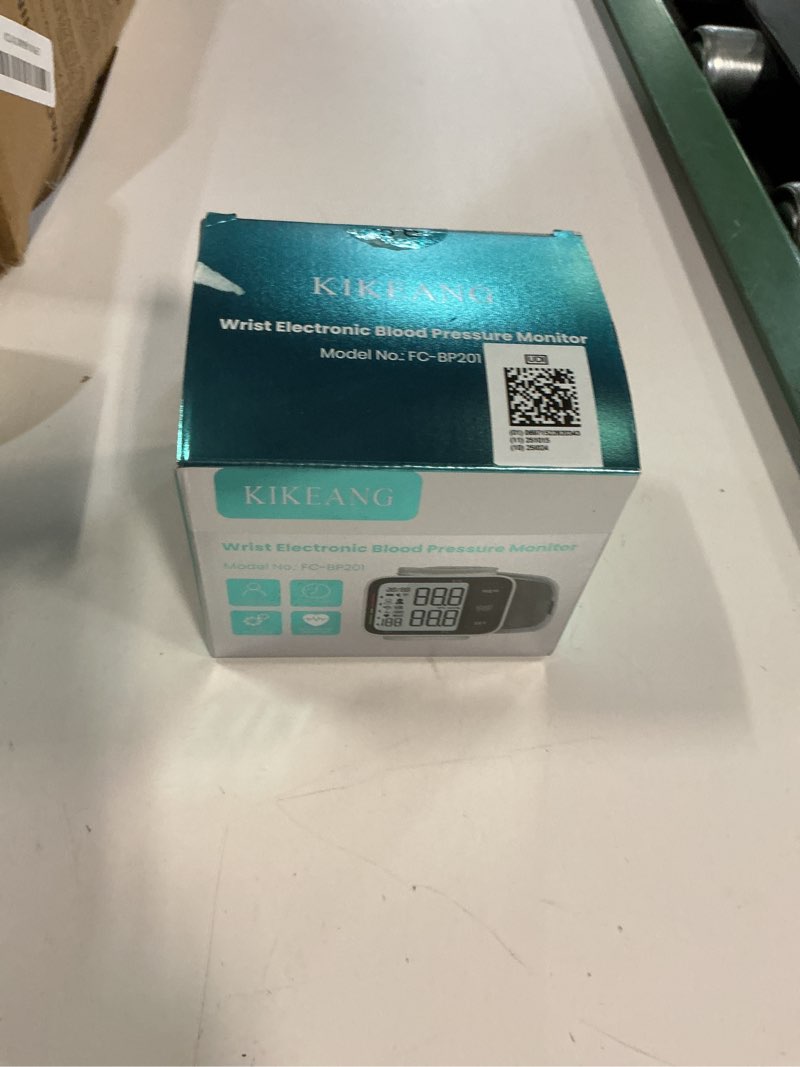 Condition photo showing New/Like New for Blood Pressure Cuff Wrist, Universal Bp Cuff(5.3-8.4in) Large LCD Display 2 Users Total 240 Memories, 2 AAA Batteries & Carrying Case Included