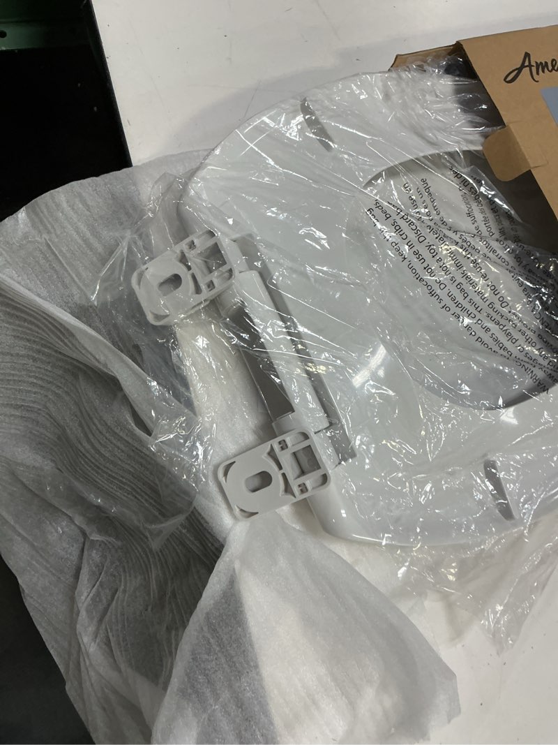 Condition photo showing As Is for American Standard 5503A00B.020 Transitional Slow-Close Elongated Front Toilet Seat, White