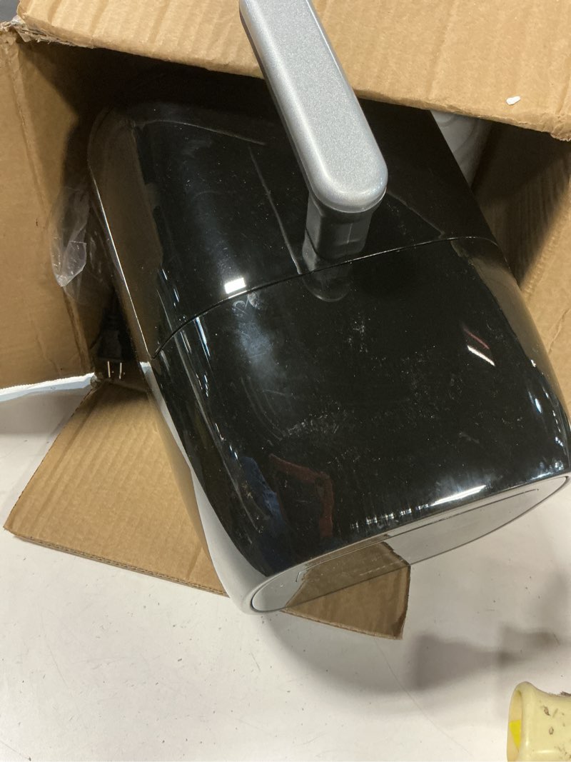 Condition photo showing As Is for OSTBA 4.5QT Air Fryer with Tempered Glass LED Touch Screen, 6 Presets One-Touch Cooking, Adjustable Temp & Time, Dishwasher Safe Nonstick Basket, Oil-Free Healthy Cooking, 1–4 People 4.5 QT