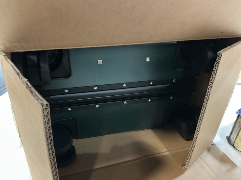 Condition photo showing Good Condition for zipperless luggage, polycarbonate aluminum hard shell, expandable carry-on suitcase with spinner wheels, hard shell suitcase, 20 inch cabin green 20 inch