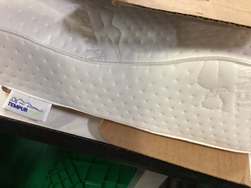 Condition photo showing As Is for tempur-pedic tempur-ergo neck pillow, medium profile, white